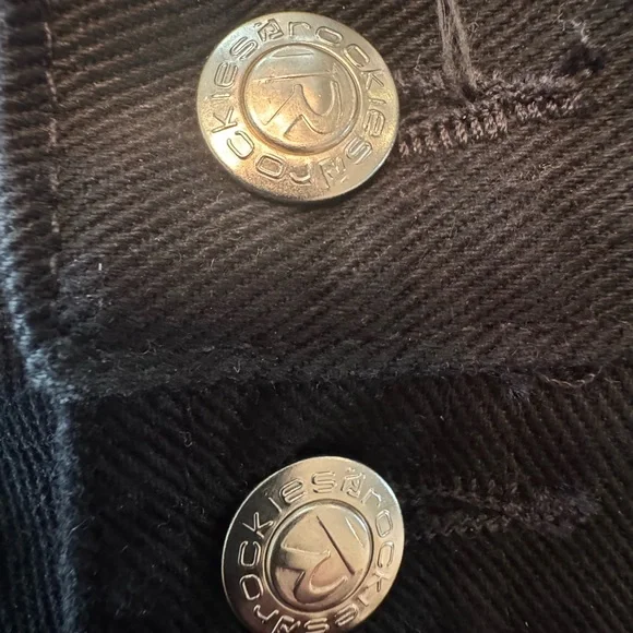 Vintage Rockies Slim Long Rise Black Denim Jeans Women’s 13/14 XL Western - Picture 8 of 12